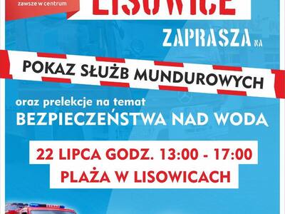 Pokazy służb mundurowych i prelekcje na temat bezpieczeństwa nad wodą