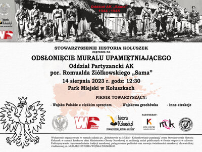 Odsłonięcie muralu upamiętniającego oddział „SAMA”