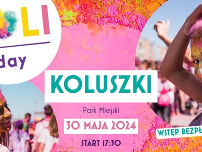 Holi Day w Parku Miejskim w Koluszkach