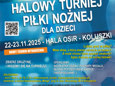 Halowy turniej piłki nożnej dla dzieci