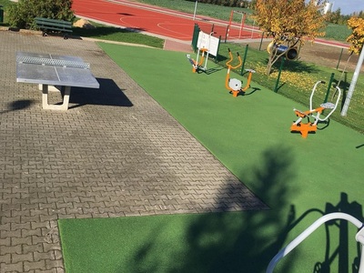 Budowa infrastruktury sportowej na boisku szkolnym w miejscowości Bielsk