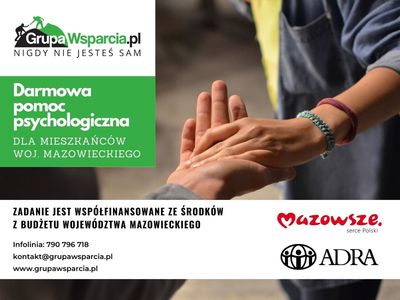 plakat darmowa pomoc psychologiczna