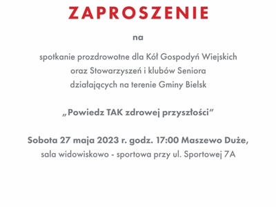 zaproszenie