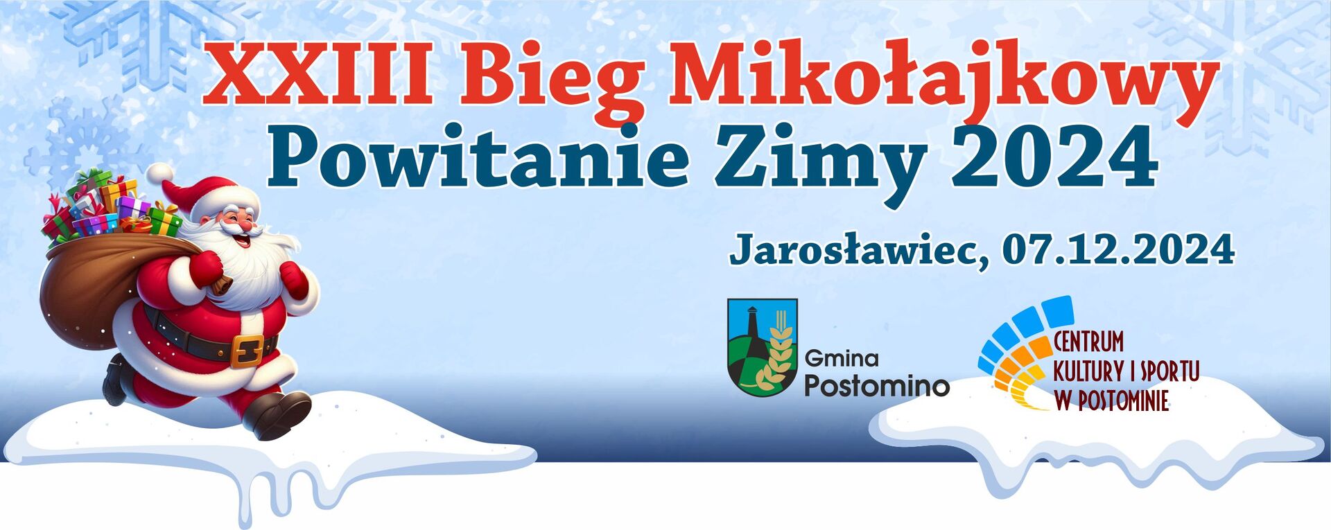Baner Bieg Mikołajkowy