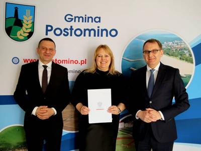 Podpisanie umowy Wójta z Wojewodą