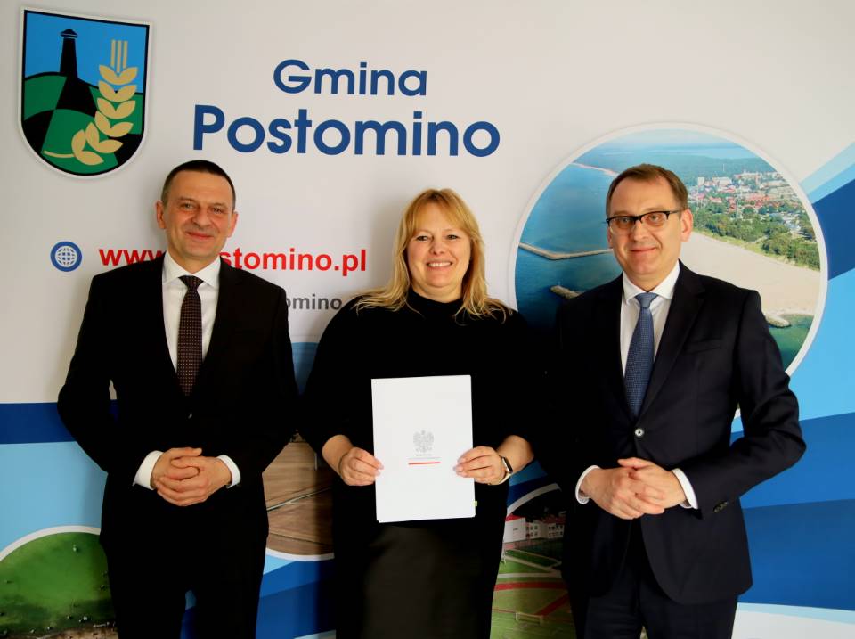 Podpisanie umowy Wójta z Wojewodą