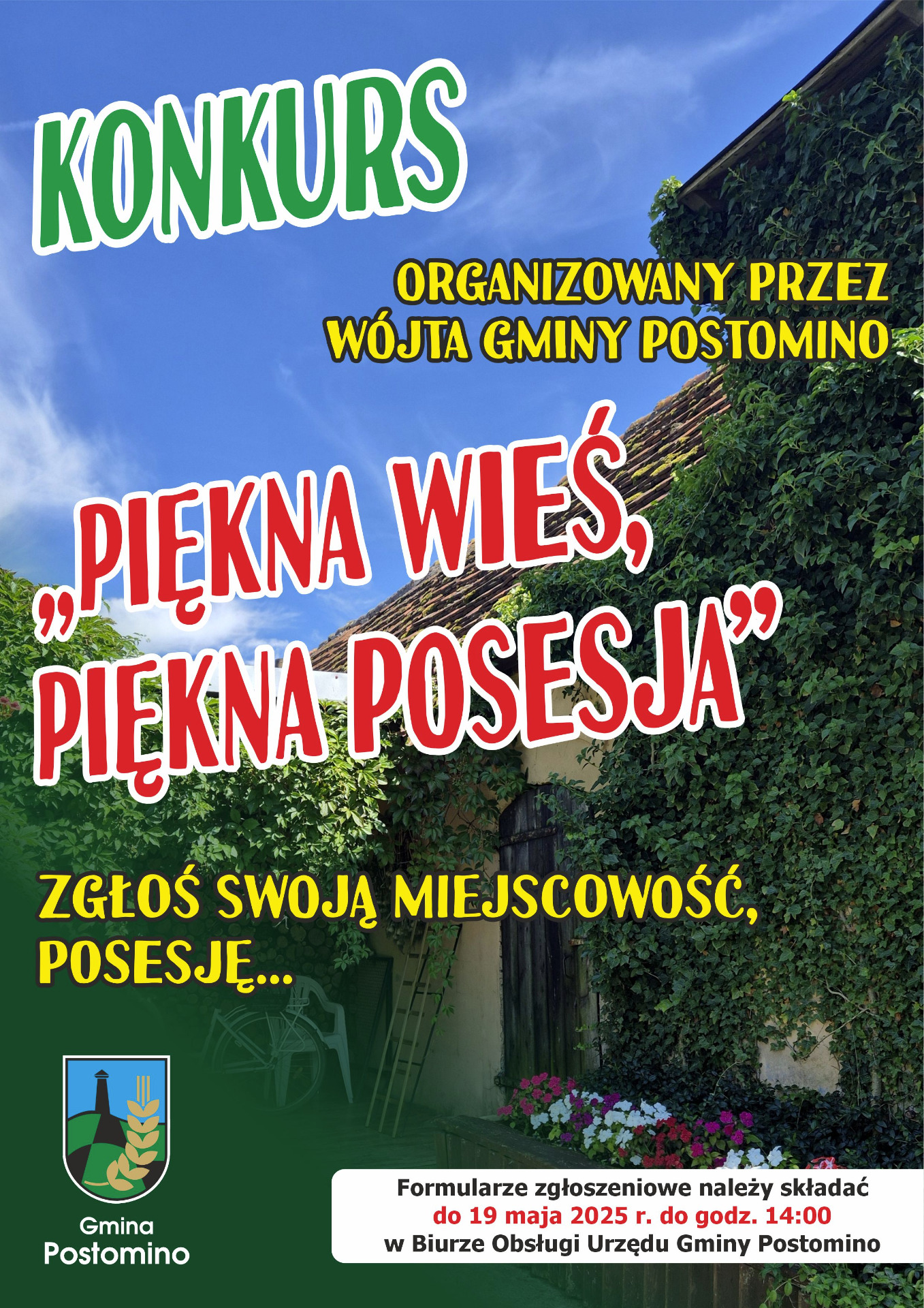 plakat konkursu "Piękna Wieś"