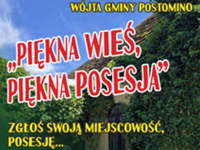 plakat konkursu &quot;Piękna Wieś&quot;