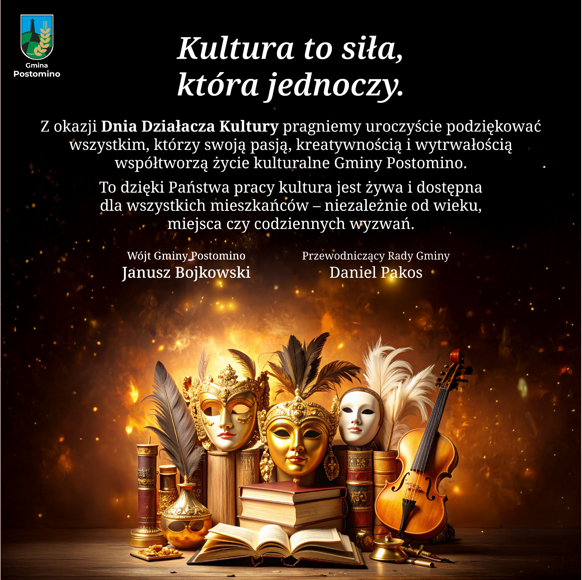 Życzenia z okazji Dnia Działacza Kultury