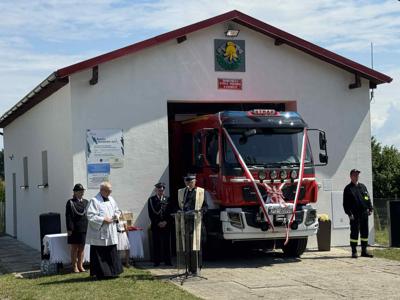 Poświęcenie wozu OSP Masłowice