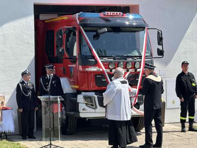 Poświęcenie wozu OSP Masłowice