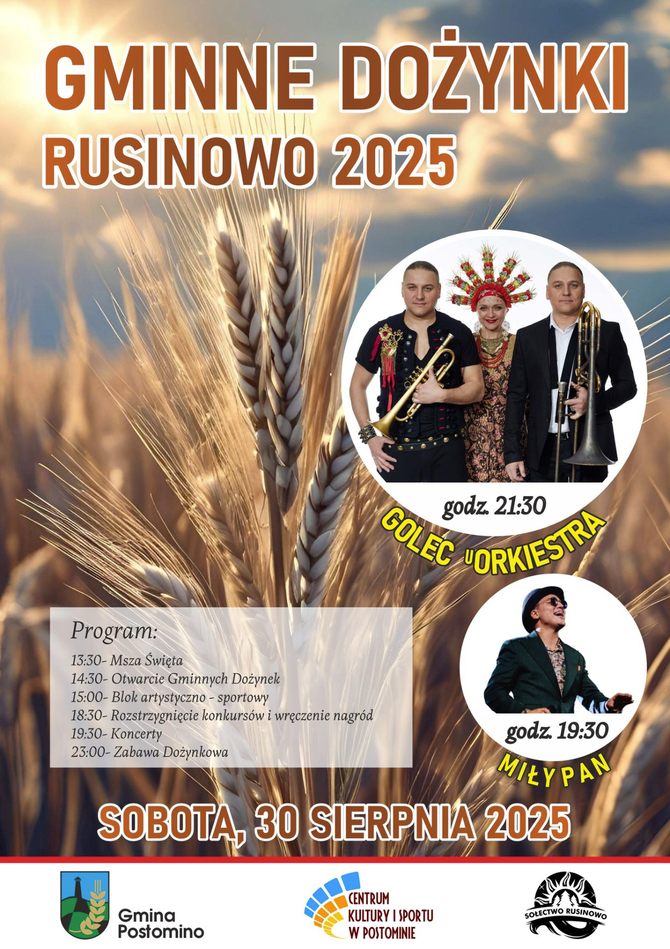 Plakat Dożynki Gminne