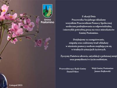 Życzenia z okazji Dnia Pracownika Socjalnego