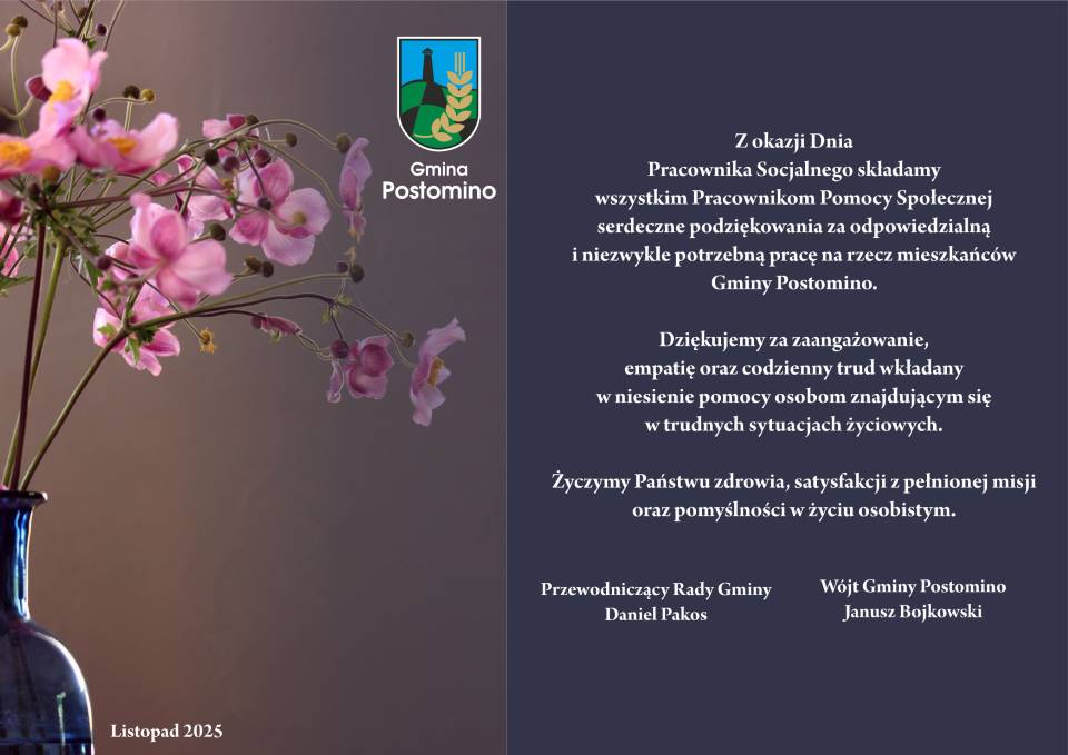 Życzenia z okazji Dnia Pracownika Socjalnego