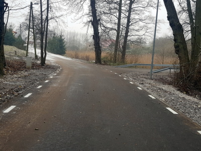 Droga w miejscowości Złakowo