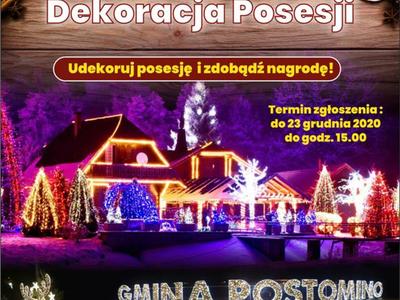 Plakat - konkurs dekoracyjny