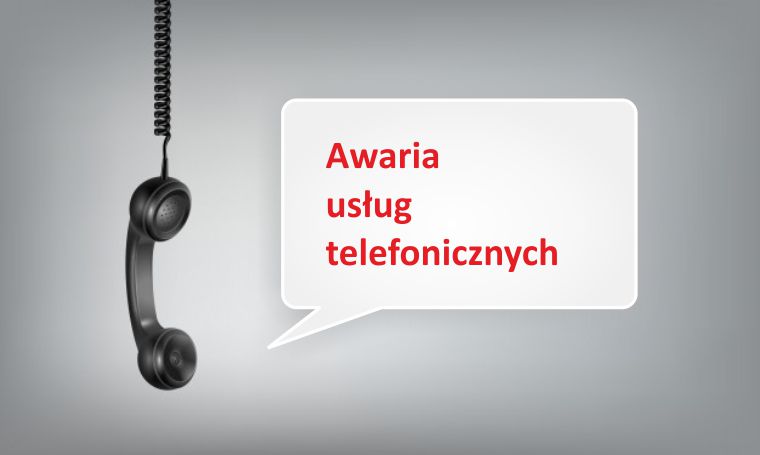 awaria telefonów