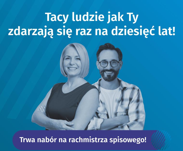 Plakat - nabór na rachmistrzów
