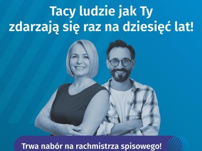 Plakat - nabór na rachmistrzów