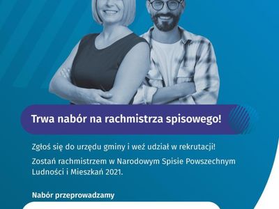 Plakat - nabór na rachmistrzów