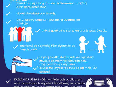 Plakat dot. szczepień