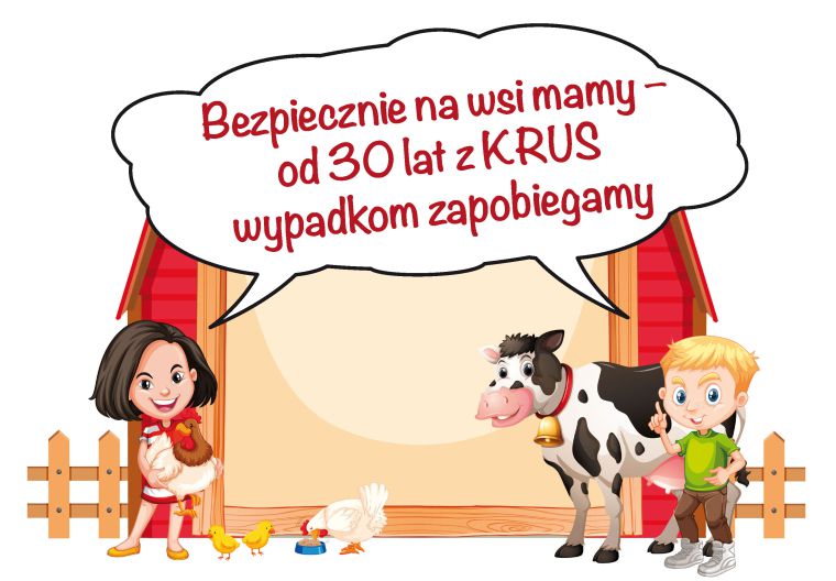 Plakat II Ogólnopolski Konkurs dla Dzieci na Rymowankę o Bezpieczeństwie w Gospodarstwie Rolnym