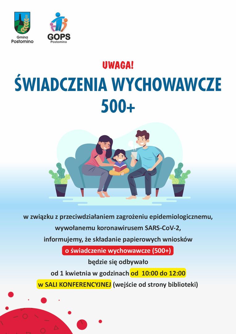 Plakat świadczenie 500+