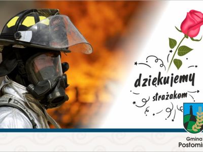 Podziękowanie strażacy