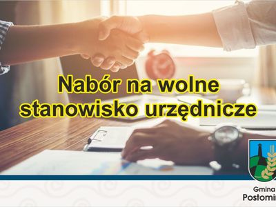 Nabór na wolne stanowisko urzędnicze