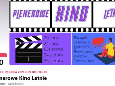Plakat kino plenerowe