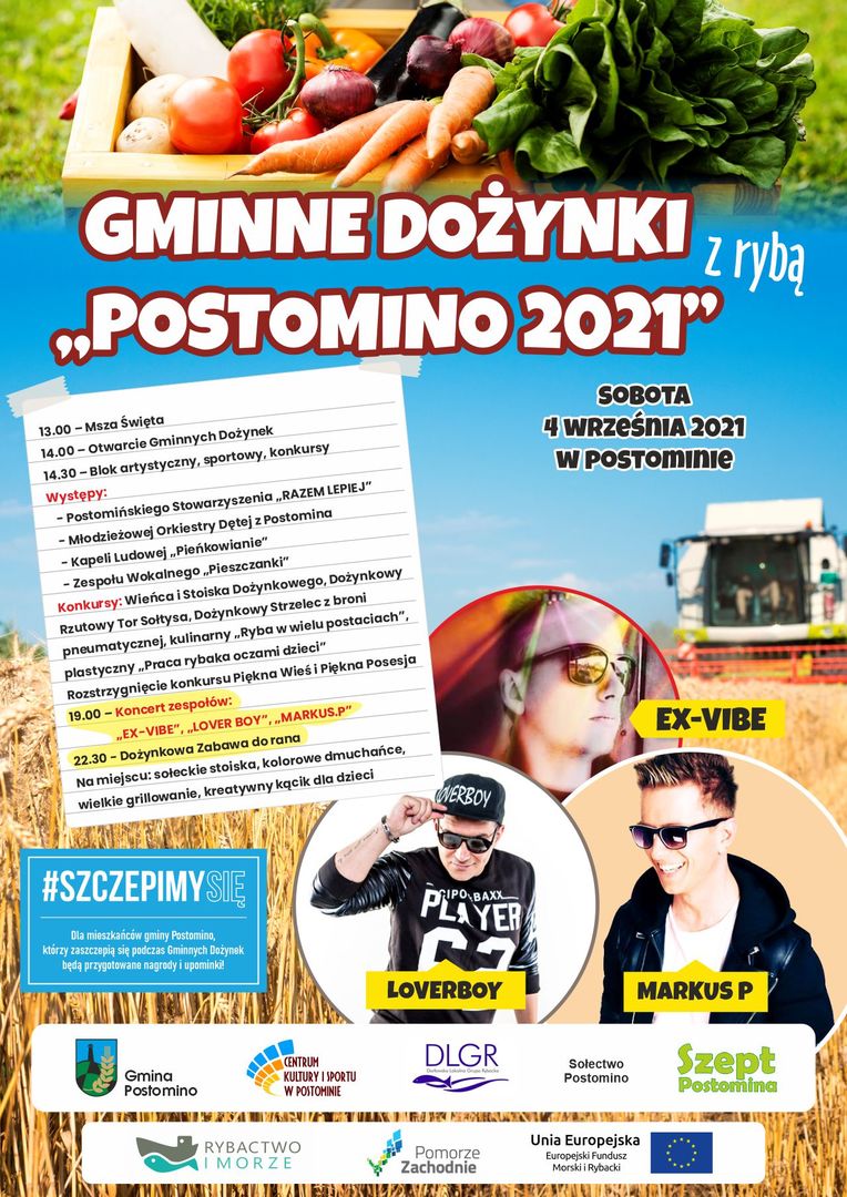 Plakat dot. Dożynek Gminnych 2021