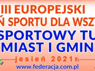 Baner tydzień sportu dla wszystkich