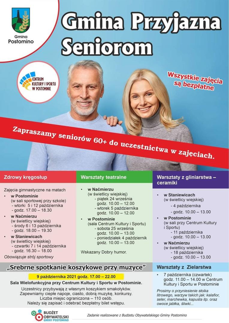 Plakat Seniorzy