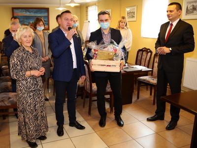 Podziękowanie za organizację dożynek