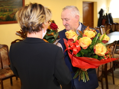 Gratulacje Wójta dla Prezesa Zarządu