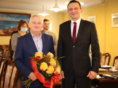 Gratulacje Wójta dla Prezesa Zarządu