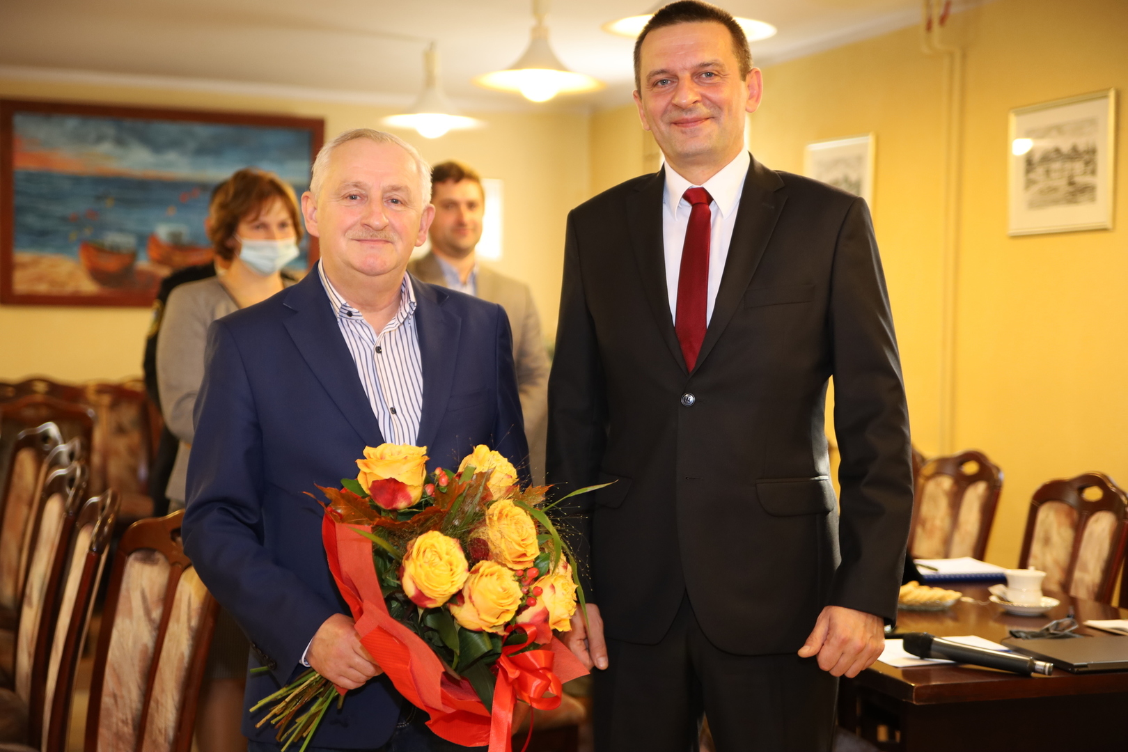 Gratulacje Wójta dla Prezesa Zarządu