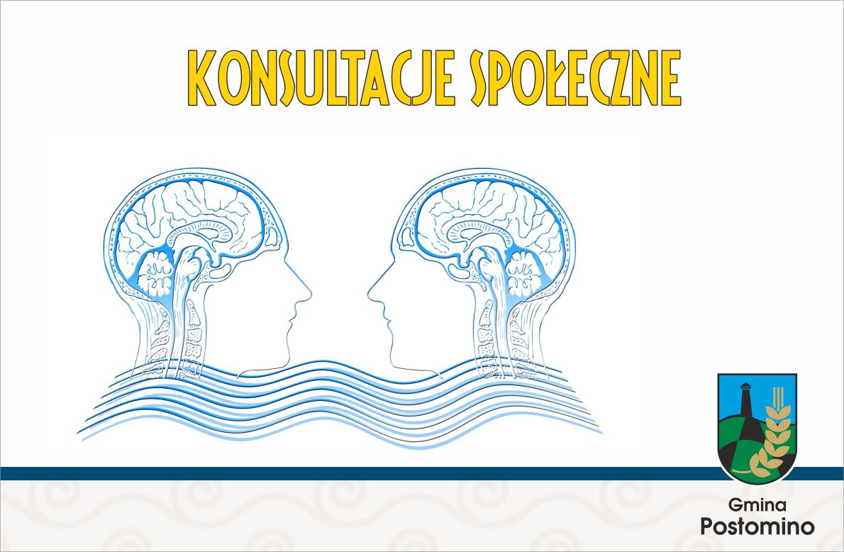 konsultacje społeczne - plakat