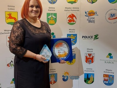 Sportowy Turniej Miast i Gmin odbiór nagrody