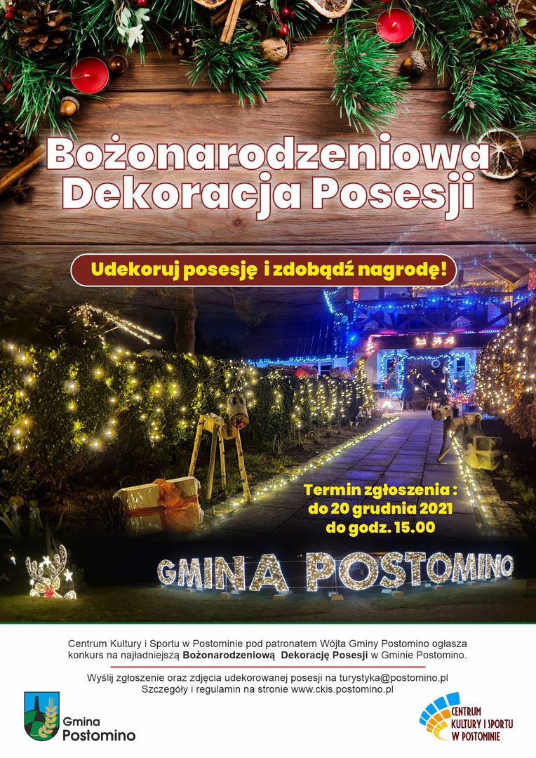 Plakat Ogłoszenie o konkursie