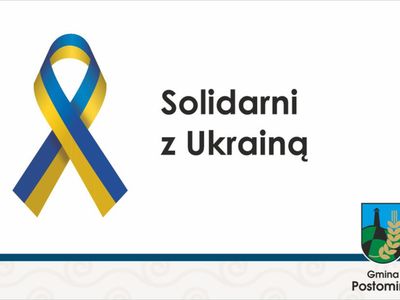 Plakat Solidarni z Ukrainą