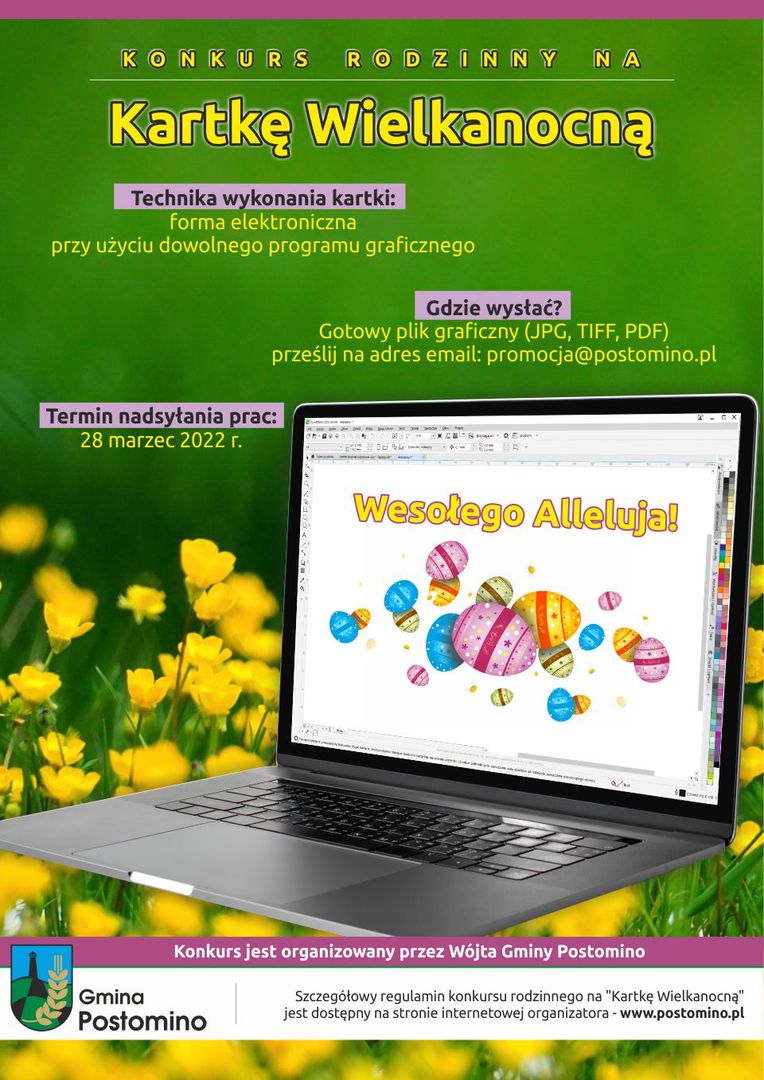 Plakat konkurs Kartka Wielkanocna