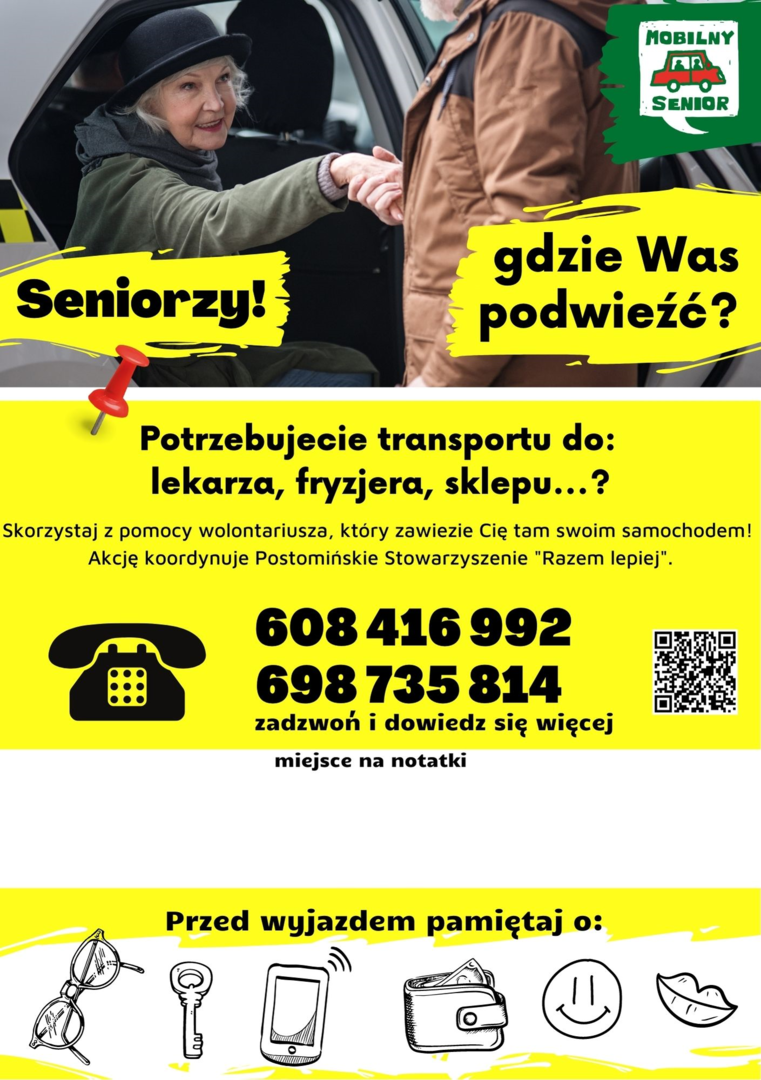 Plakat Mobilny Senior