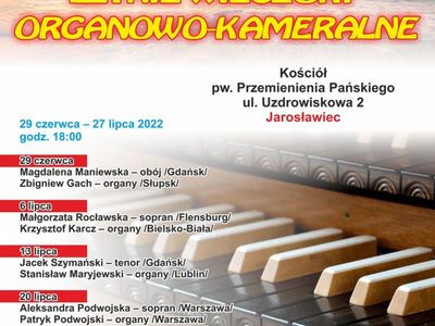 Plakat Koncert Organowy
