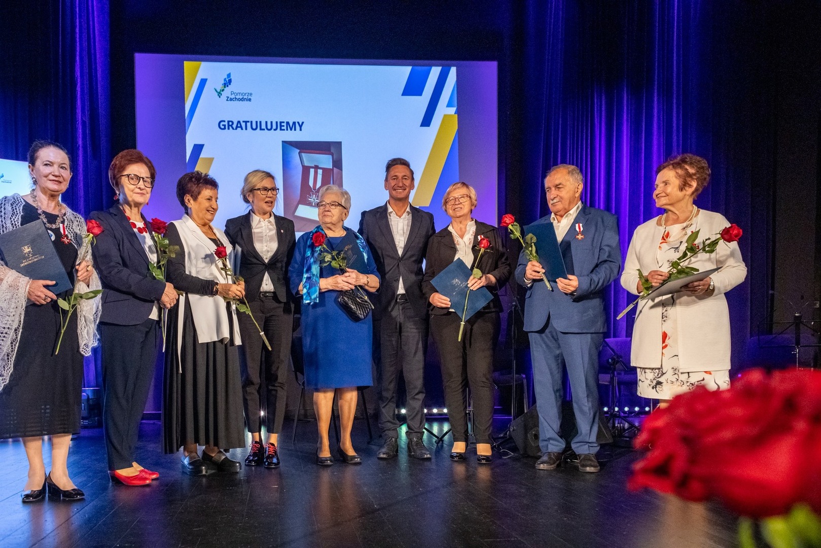 Wręczenie Gryfa Zachodniopomorskiego Pani Teresie Rysztak
