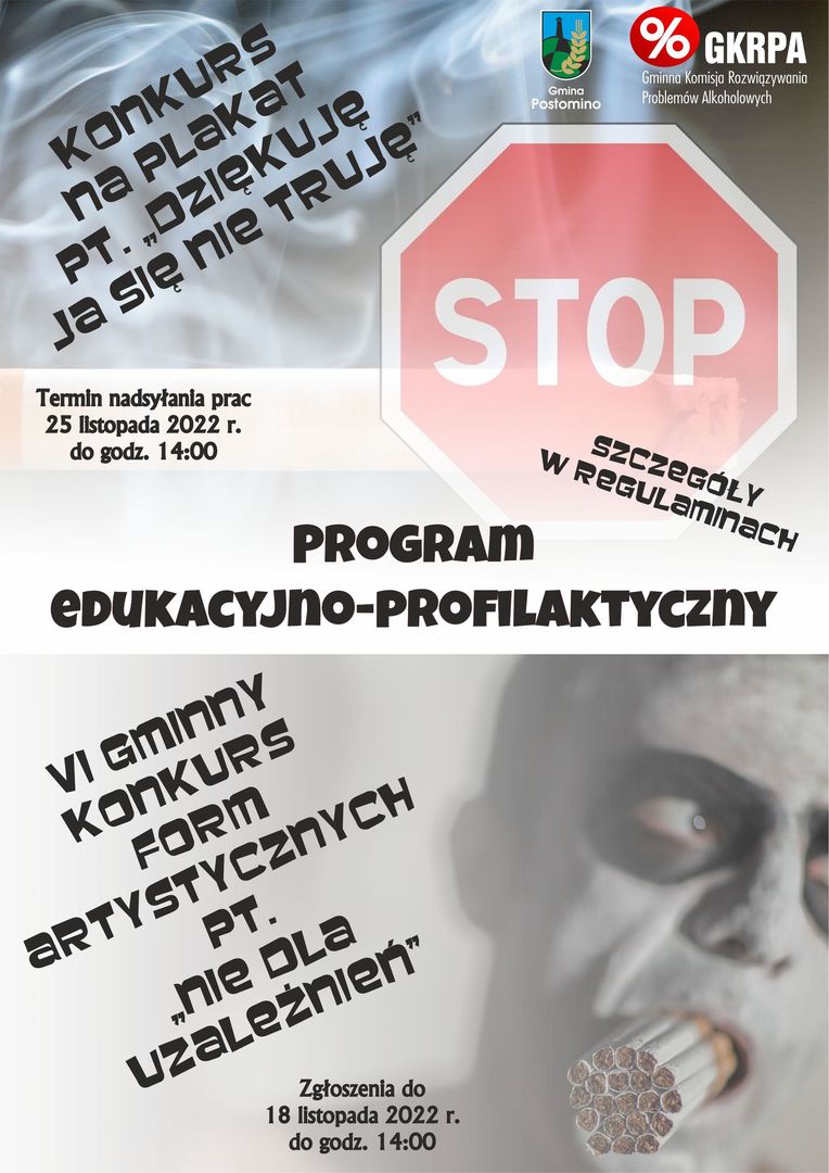 Plakat programu edukacyjno - profilaktycznego