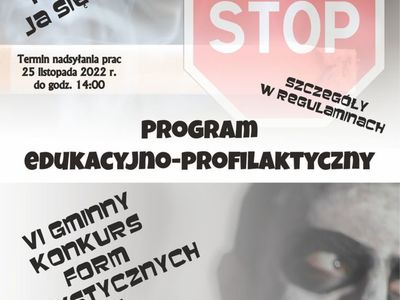Plakat programu edukacyjno - profilaktycznego