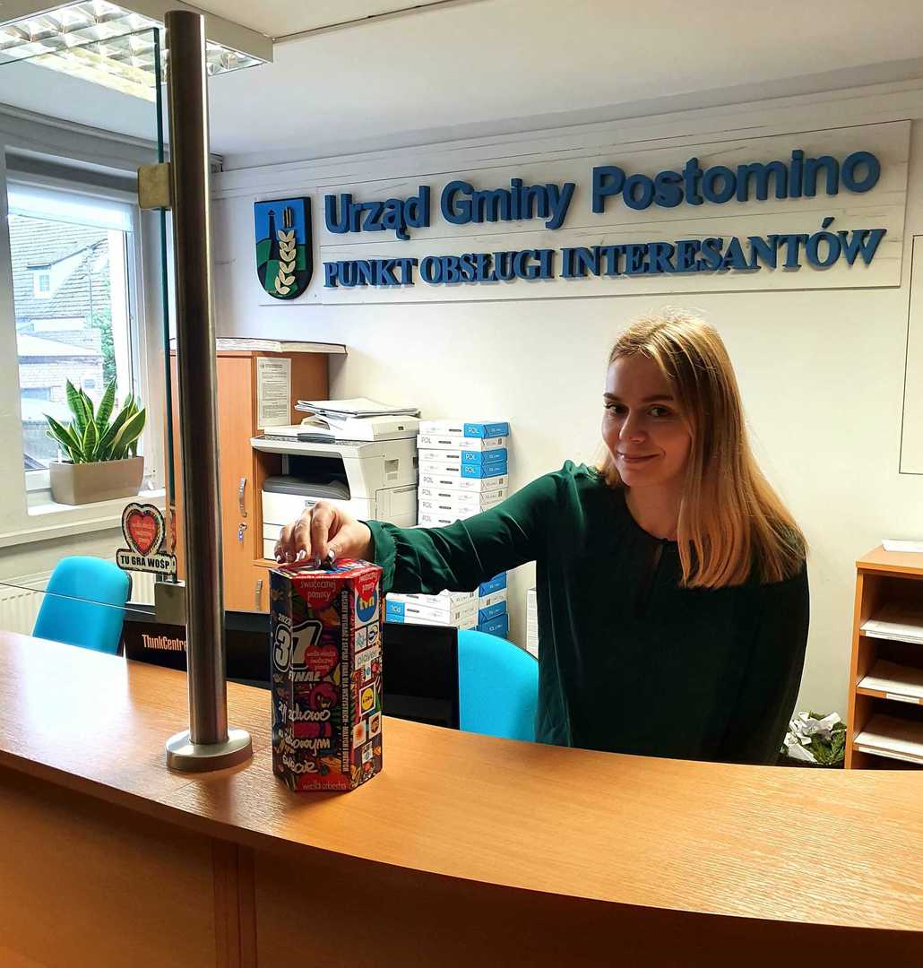 Puszka WOŚP w Urzędzie