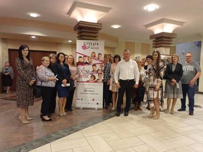 Uczestnicy wyjazdu do teatru