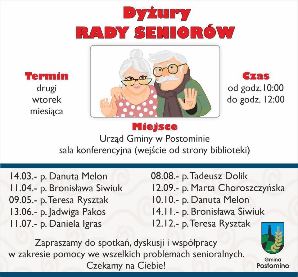 Dyżury Rady Seniorów